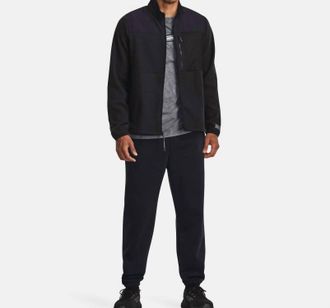 Under Armour Microfleece Maxx Full Zip In Black