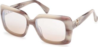 Max Mara MM0030 60G Womens Sunglasses Brown Size 54