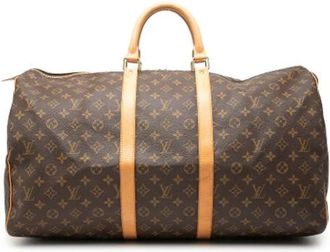 Louis Vuitton Pre-owned Keepall 55 - - Pre-owned - Donna - Marrone - ONE SIZE