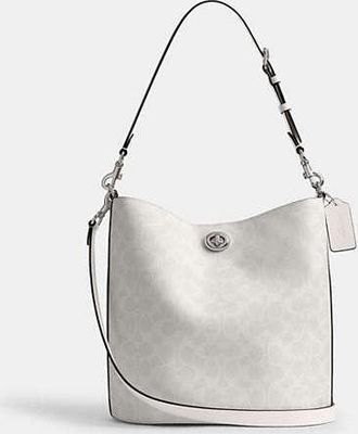 Coach Willow Soft Bucket Bag In Signature Canvas