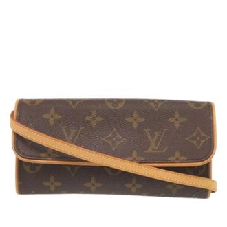 Louis Vuitton Pre-owned Clutches, female, Brown, Size: ONE SIZE Pre-owned Pochette Twin PM
