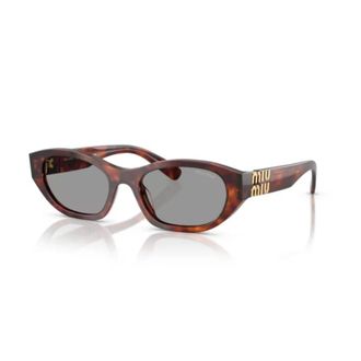 Miu Miu Sunglasses, unisex, Brown, Size: ONE SIZE Stylish A03S Fashion Accessory