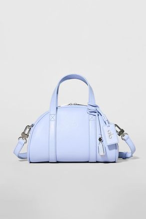 Alo Mini Odyssey Bag in Light Provence Blue Leather