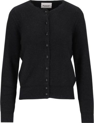 Isabel Marant Naia Cardigan - Dames - Vesten - Zwart - M - Polyester - Truien & Vesten