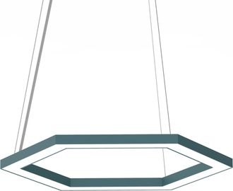 Lumicom Esagono L&aacute;mpara De Techo &Oslash;40 Monocolor Mate