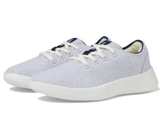 Allbirds Wool Runner Go Womens Shoes Light Grey/True Navy (Blizzard) : 8.5 B - Medium