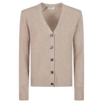 Max Mara Gebreid vest - Dames - Truien - Beige - Maat: XL