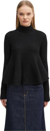 Sportmax Astice Turtleneck Sweater - Dames - Coltruien - Zwart - L - Wol - Truien & Vesten