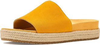 Vionic Yasmina Womens Sandals Amber Yellow Suede : 8.5 M