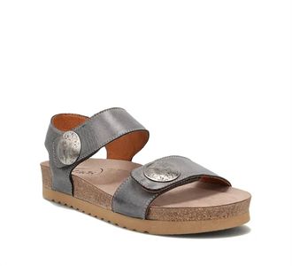 Taos Womens Luckie Sandals In Steel Leather