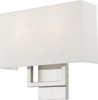 Livex Lighting 2 Light Brushed Nickel Ada Sconce