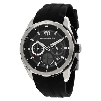 Technomarine OCEAN Chronograph GMT Quartz Black Dial Mens Watch TM-318098