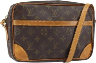 Louis Vuitton Pre-owned Cross Body Bags, female, Brown, Size: ONE SIZE Pre-owned Canvas Crossbody Bag