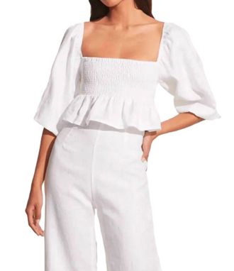 Faithfull The Brand Vivica Top In White
