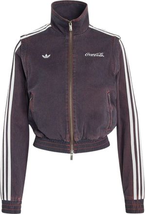 adidas (WMNS) adidas x Coca-Cola Firebird Reg Denim Track Jacket Asia Sizing Black KY7693