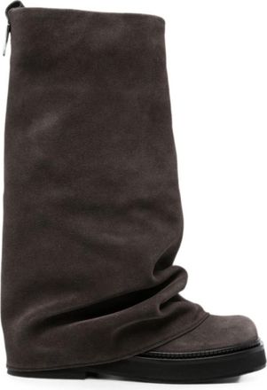 The Attico Grey Suede Boots