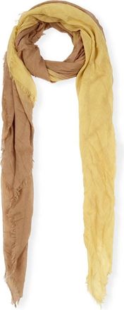 Cortana Glow- foulard bicolor nude en honing- - Dames - Sjaals - Veelkleurig - ONE Size - Kasjmier - Accessoires