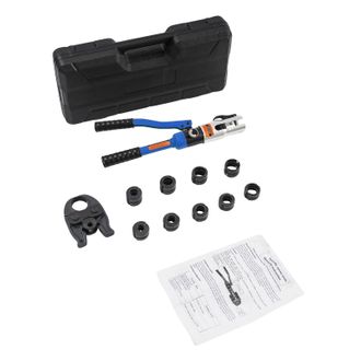 OEM Herramienta De Prensado Hidr&aacute;ulico Para Tuber&iacute;as, Fuerza De Engaste De 10t, Multiusos, Azul