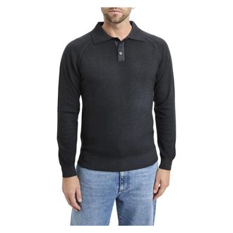 Daniele Fiesoli Polo - male - Daniele Fiesoli - Round-neck Knitwear - Black - M - Knitwear