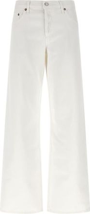 A Gold E White Low Rise Loose jeans