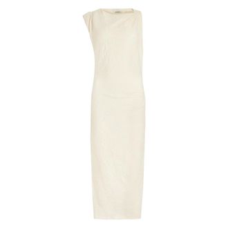 Isabel Marant Dames, Jurken, Beige, Maat: L Katoen