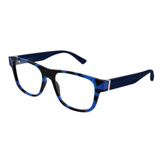Gucci Sign Optisch Montuur - Heren - Brillen - Blauw - 55 MM - Accessoires