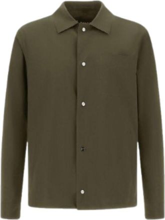 Herno Mens Jacket Military Green Polyamide