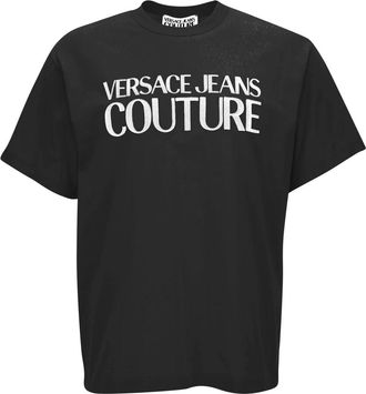 Versace Jeans Couture T-shirts en Polos - Heren - T-shirts - Zwart - L - Tops