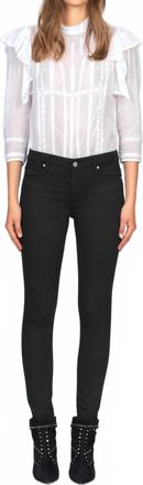 Black Orchid Jude Mid Rise Super Skinny Jeans In So Black