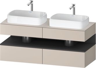 Duravit Duravit Qatego Consola Mueble Bajo Lavabo, 2 Extensiones, 2
