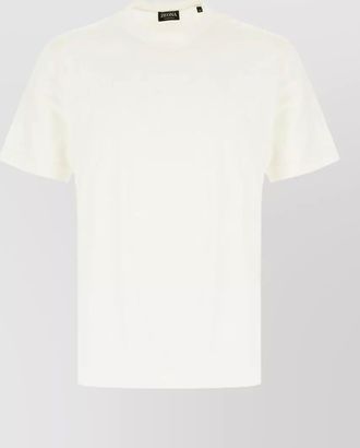 Ermenegildo Zegna short sleeve crew neck plain t shirt