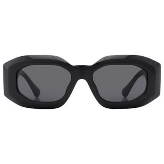 Versace Dark Grey Irregular Mens Sunglasses VE4425U GB1/87 53