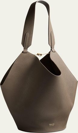 Khaite Lotus Small Calfskin Tote Bag