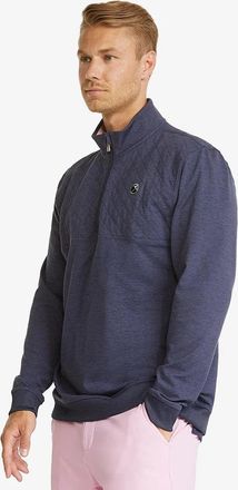 Puma x Arnold Palmer Cloudspun Castle Sweater Men Navy Quarter Zip Golf JZZ427
