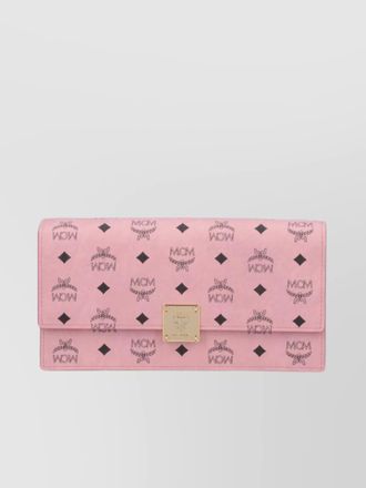 MCM printed canvas wallet on chain