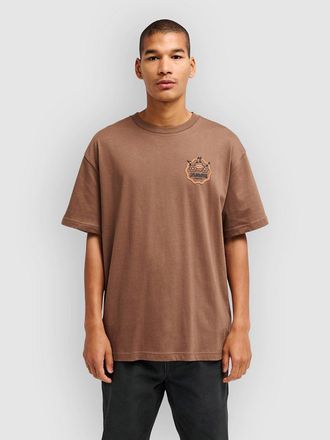 Rvca The Temperance T-Shirt marrone