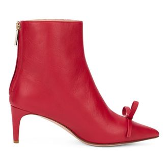 Red Valentino Heeled Boots, female, Red, Size: 6 US Elegant Ankle Boots