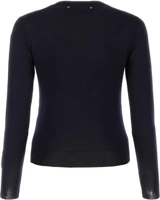 Golden Goose Womens Virgin Wool Sweater Black