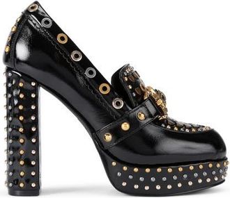 Kurt Geiger Mansion Platform Loafer Pump in Black at Nordstrom, Size 6.5Us