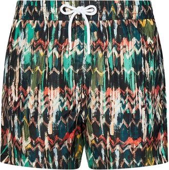 Missoni Costume da bagno con stampa a zigzag - Verde