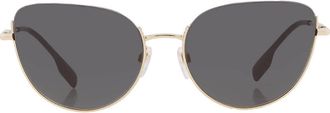 Burberry Harper Dark Grey Cat Eye Ladies Sunglasses BE3144 110987 58