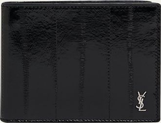 Saint Laurent Mens Tiny Cassandre Bi-Fold Wallet