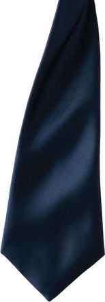 Premier Kleuren Heren Satin Clip Tie (Pakket van 2) (Marine)