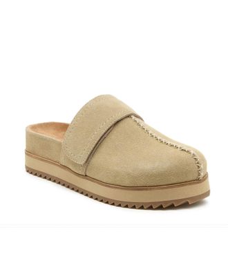 Kelsi Dagger Womens Fig Platform Mule In Oatmeal