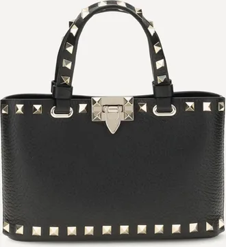 Valentino Garavani Borsa a Mano Rockstud shopping mini Woman UNI