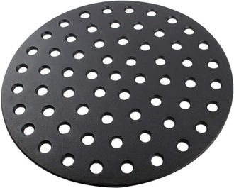 OEM Parrilla De Barbacoa Esmaltada, Parrilla Redonda De Hierro Fundido, Utensilio Para Barbacoa, 33,5 33,5 Cm