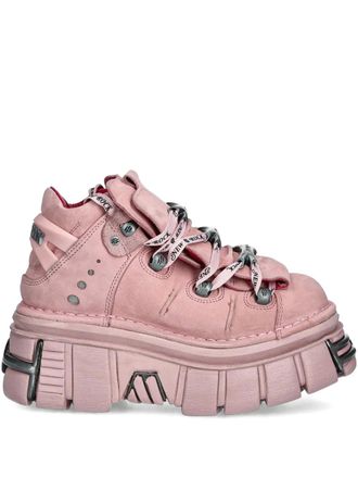 New Rock M-106-C158 lace-up platform trainers - Pink