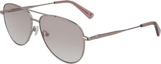 Longchamp LO2119/S 225 Womens Sunglasses Silver Size 57