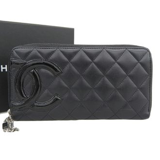 Chanel Black Cambon Ligne Long Wallet (Bi-Fold) (Pre-Owned)