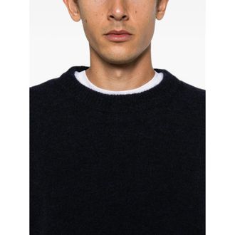 ATOMOFACTORY Alpaca-Blend Knit Sweater - Blue